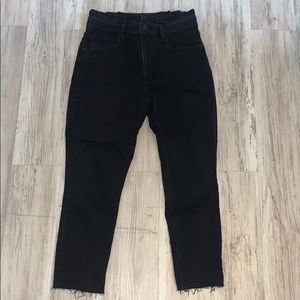 A&F Paperbag Waist Jeans